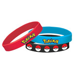 Amscan Pokemon Core Rubber Bracelets - 6ct.