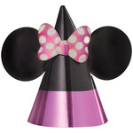 Amscan Minnie Mouse Cone Hats - 8ct.