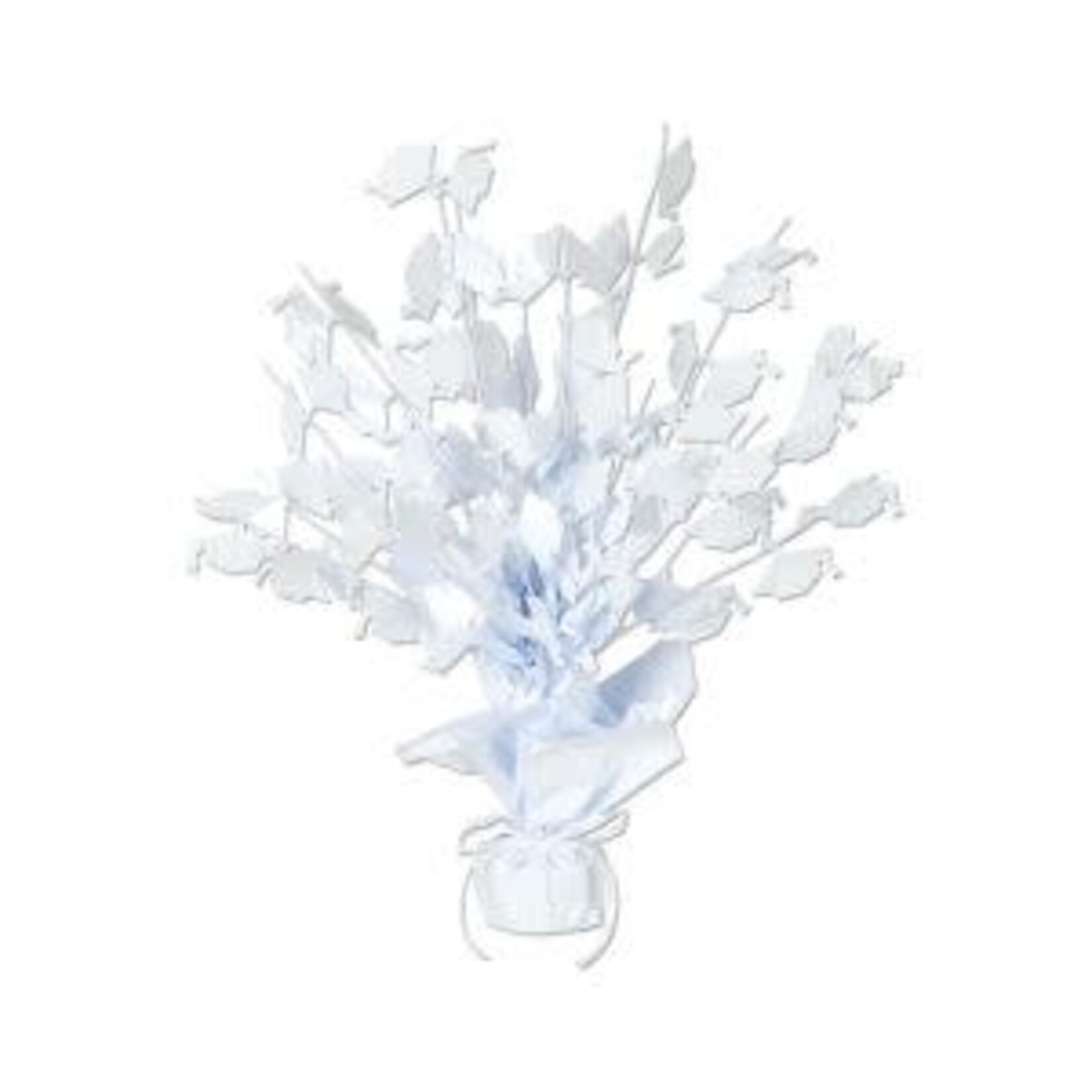 Beistle 15" White Graduate Cap Gleam N' Burst Centerpiece - 1ct.