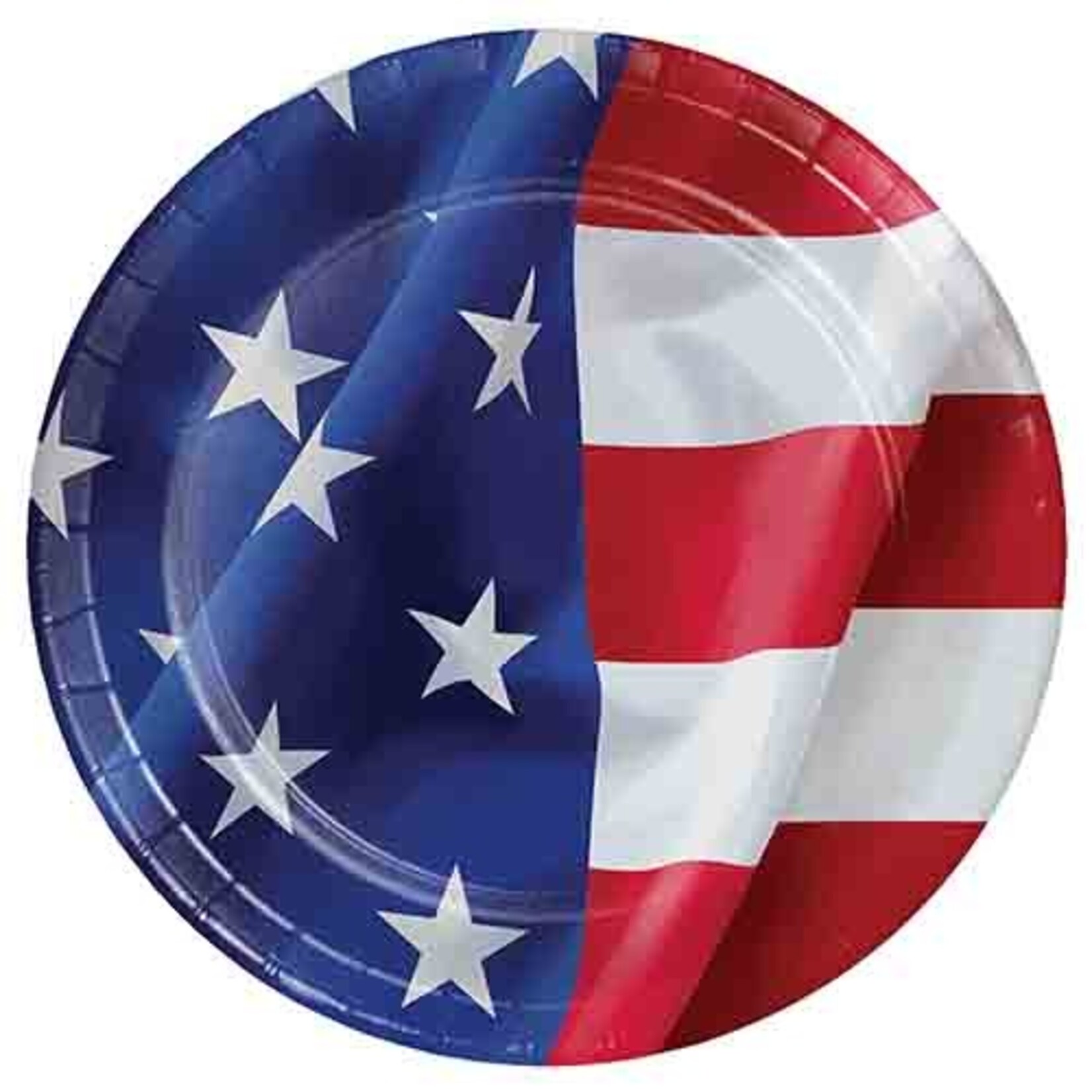 Creative Converting 7" Flying Flag Plates - 8ct.