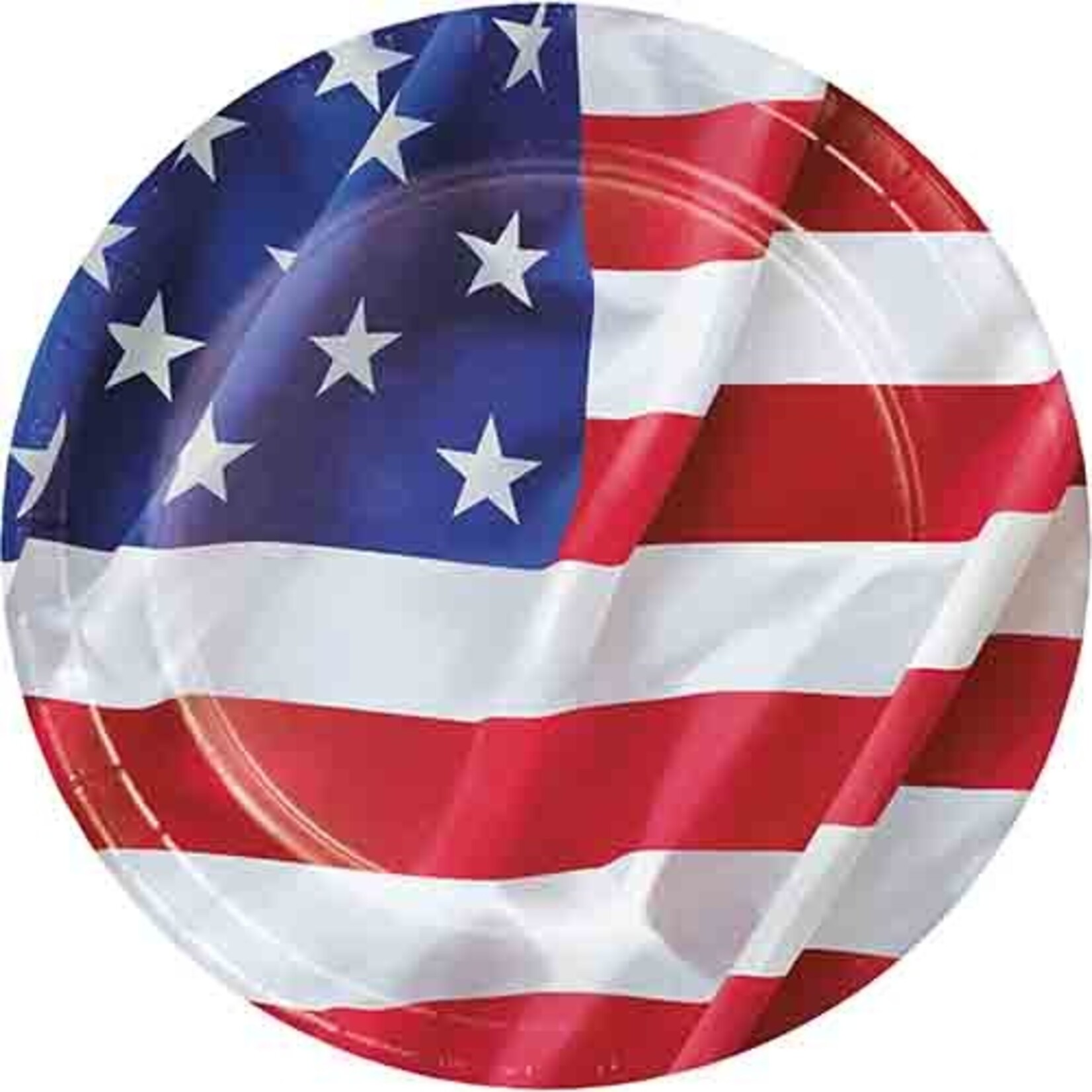 Creative Converting 9" Flying Flag Plates - 8ct.