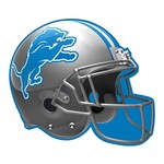 Amscan 12" Detroit Lions Football Helmet Cutout - 1ct.