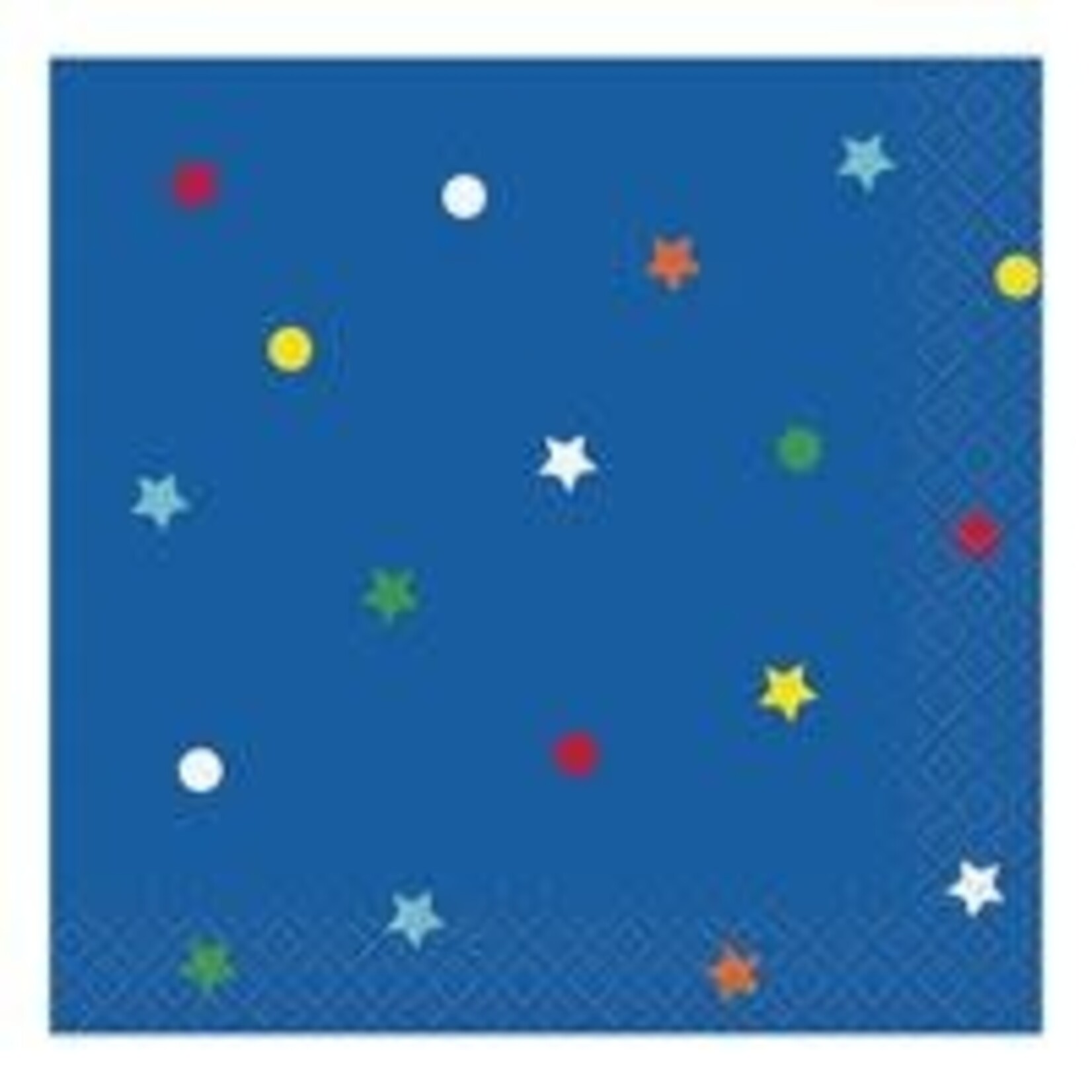 unique Dots and Stars Birthday Beverage Napkins - 16ct.