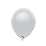 Funsational 12" Silver Latex Balloons - 12ct.