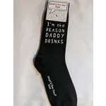 Foozys I'm The Reason Daddy Drinks Socks - 1ct.