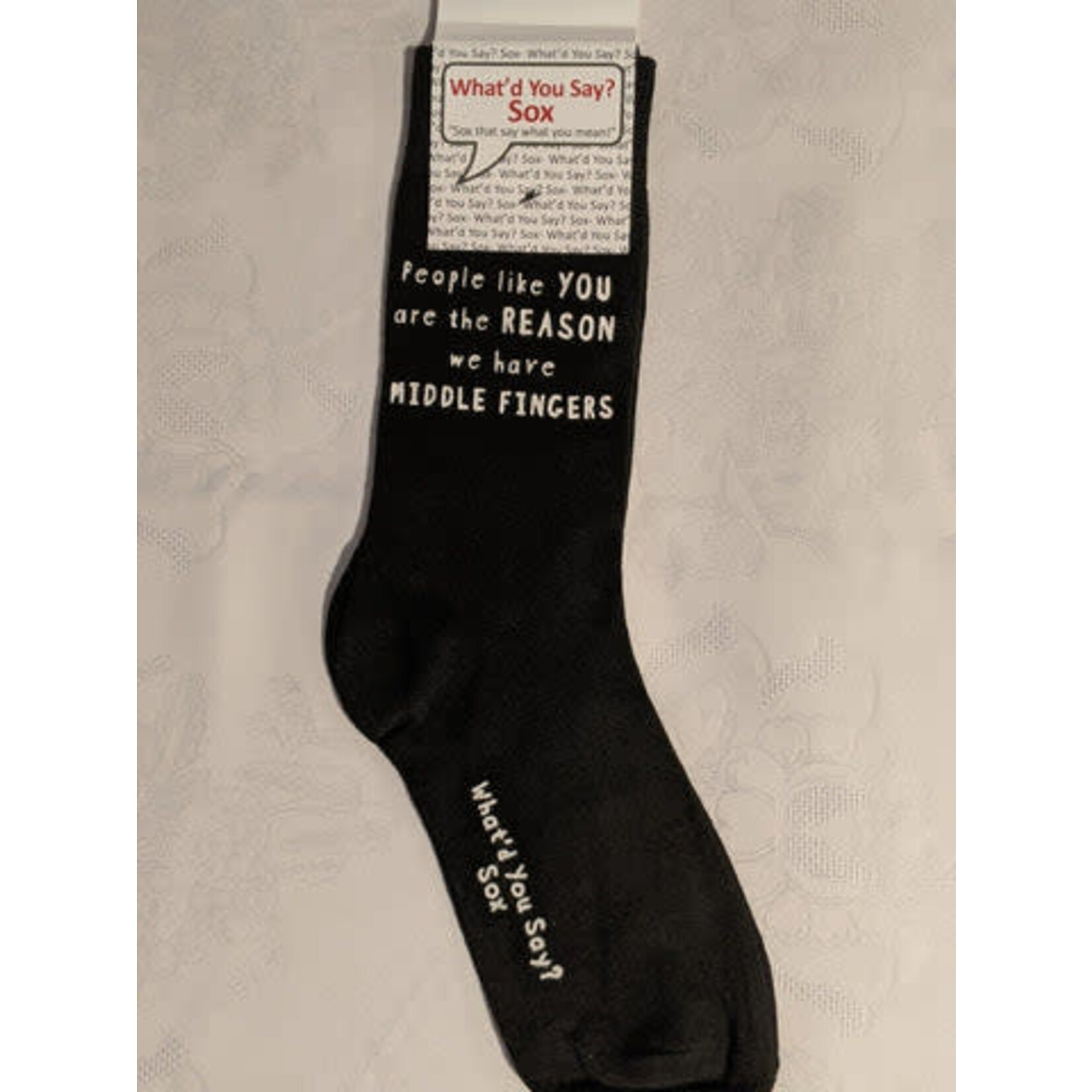 Foozys People Like You Are The Reason...Socks - 1ct.
