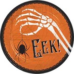 Creative Converting 7" Wicked Webs 'EEK' Plates - 8ct.