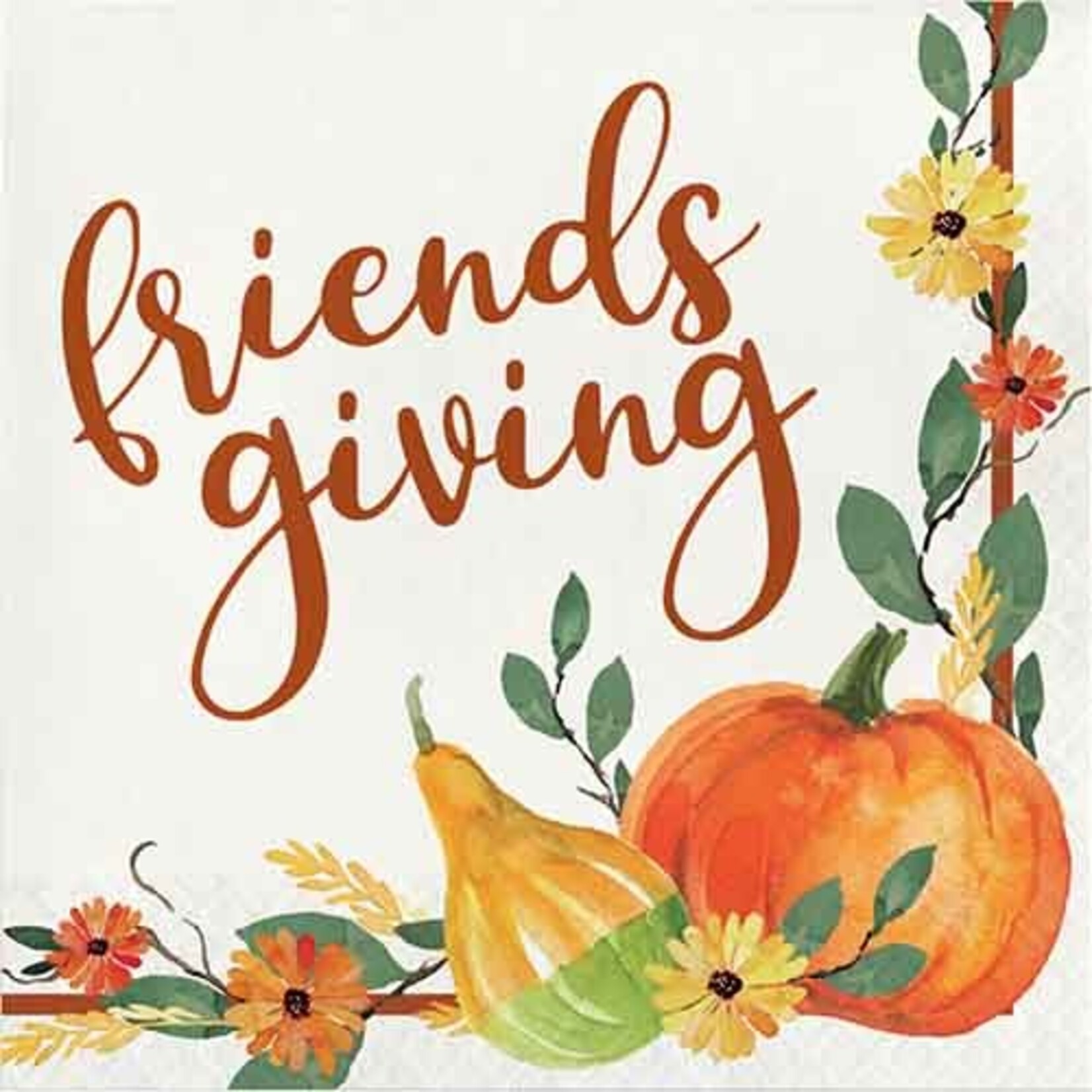 Creative Converting Giving Thanks Friendsgiving Lunch Napkins - 16ct.