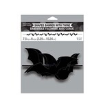 Creative Converting 7' Halloween Bat Shaped Banner - 1ct.