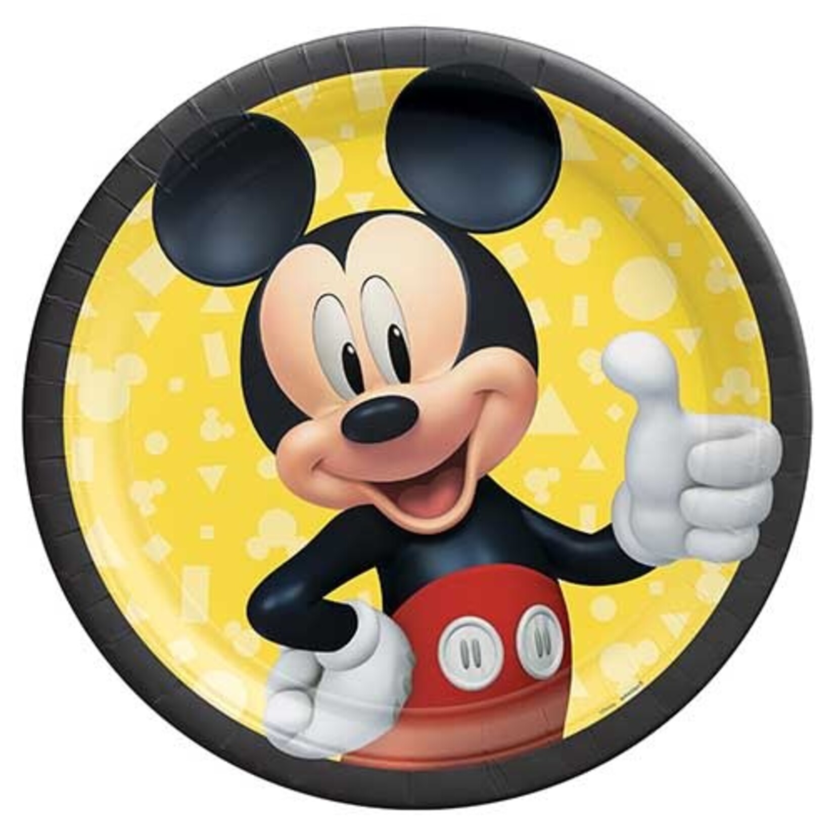 Amscan 9" Mickey Mouse Birthday Plates - 8ct.