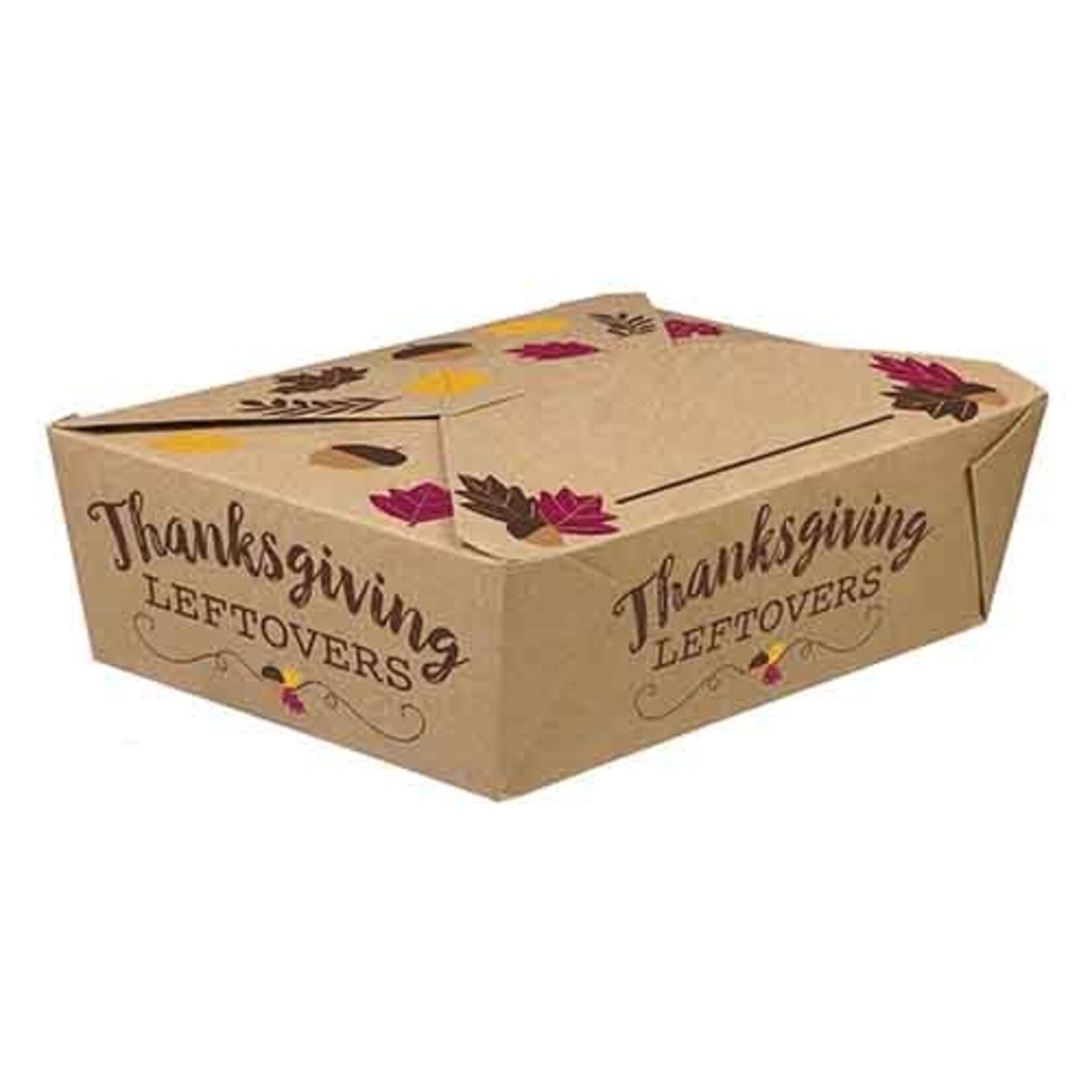 Amscan Thanksgiving Foldable To Go Boxes - 5ct.