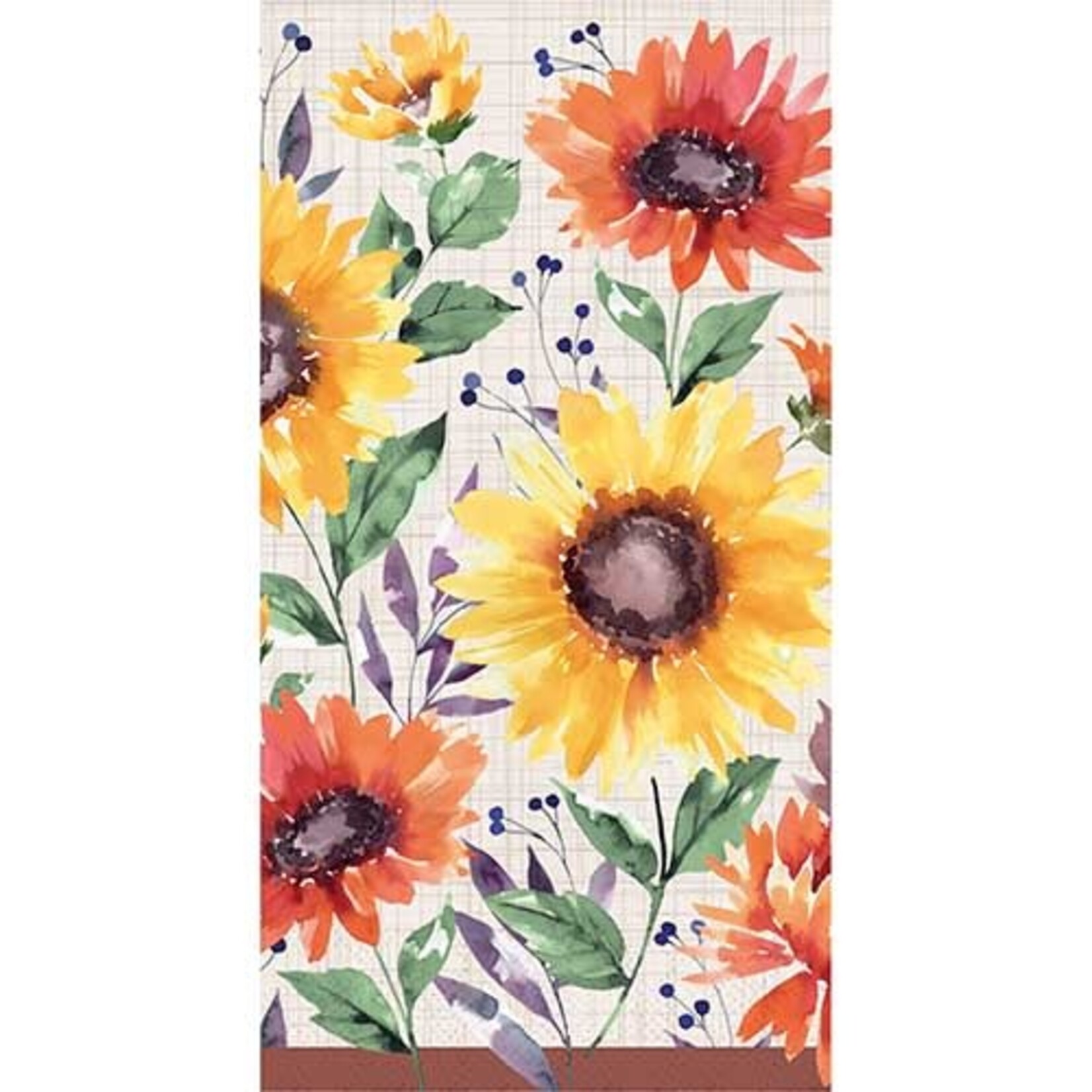 Creative Converting Fall Flowers Guest Towels - 16ct.