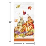 Creative Converting 3-Ply Plentiful Cornucopia Guest Towels - 16ct.