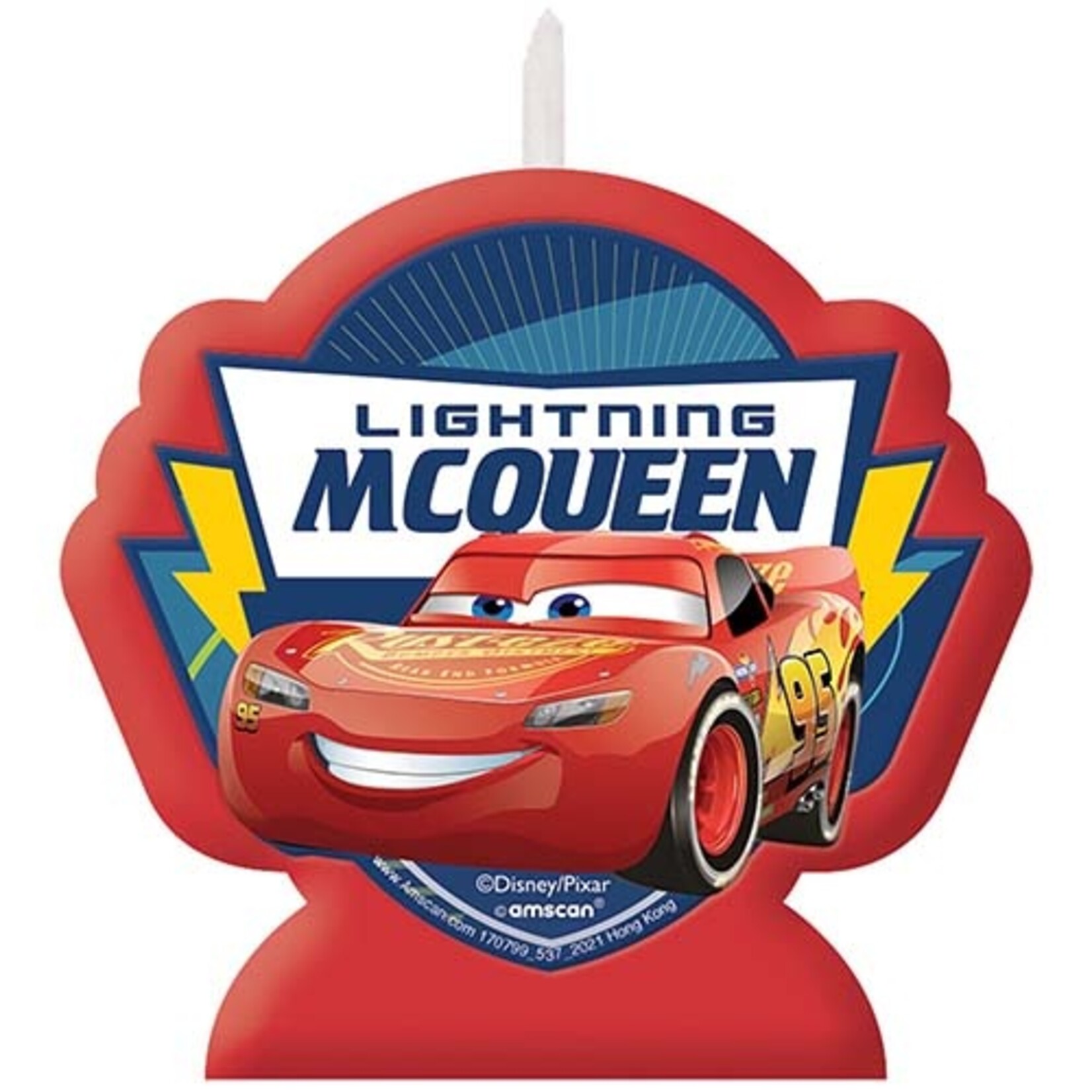 Amscan Disney's Cars 3 Birthday Candle - 1ct.