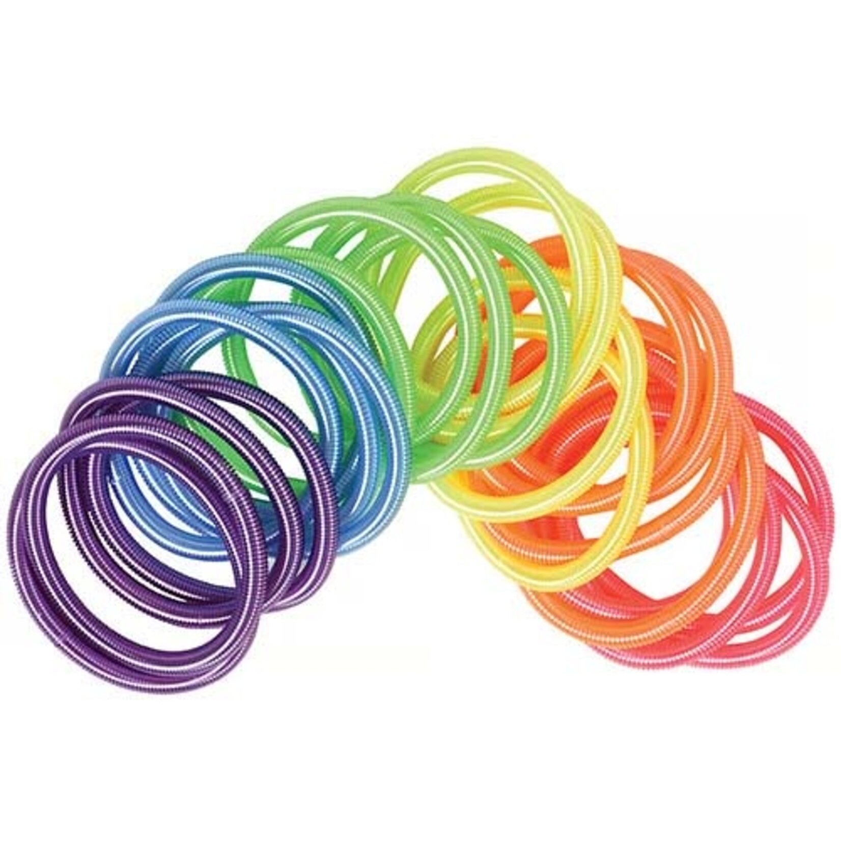 us toy Colorful, Springy Coil Bracelet  Favors - 24ct.