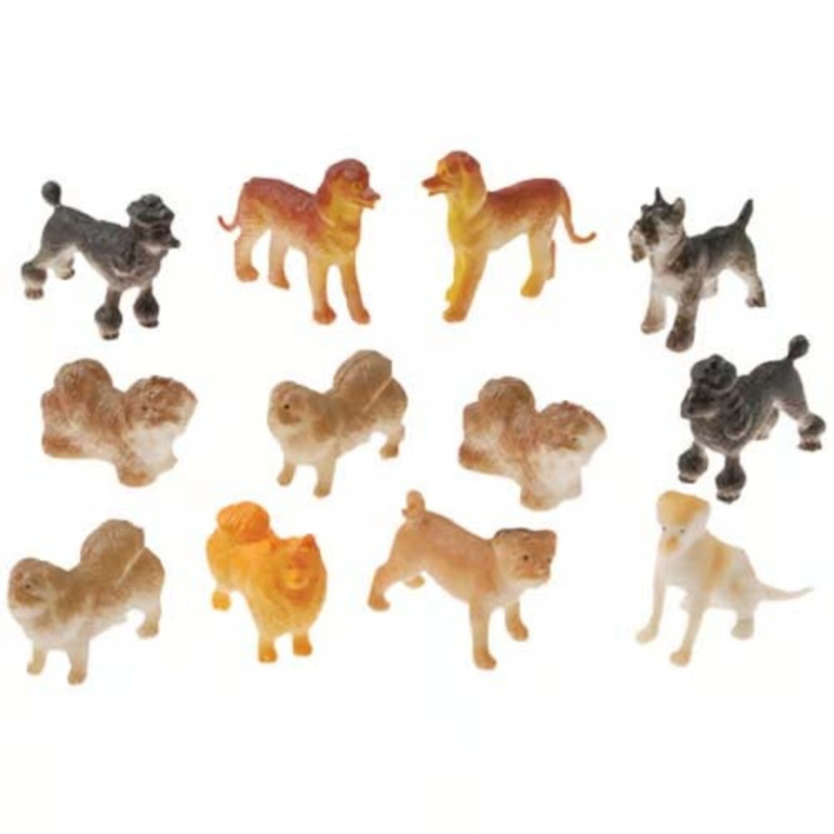 us toy 2.5" Mini Dog Figures - 12ct.
