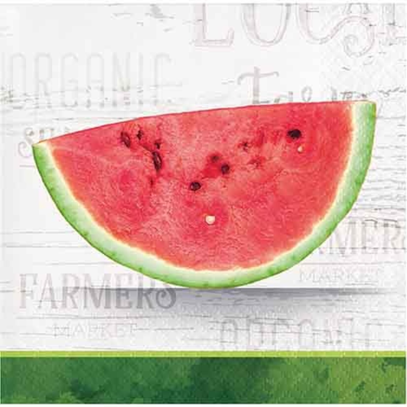 Creative Converting Farm Fresh Watermelon Beverage Napkins - 16ct.