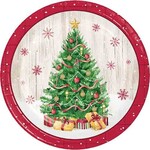 Creative Converting 9" Vintage Christmas Plates - 8ct.