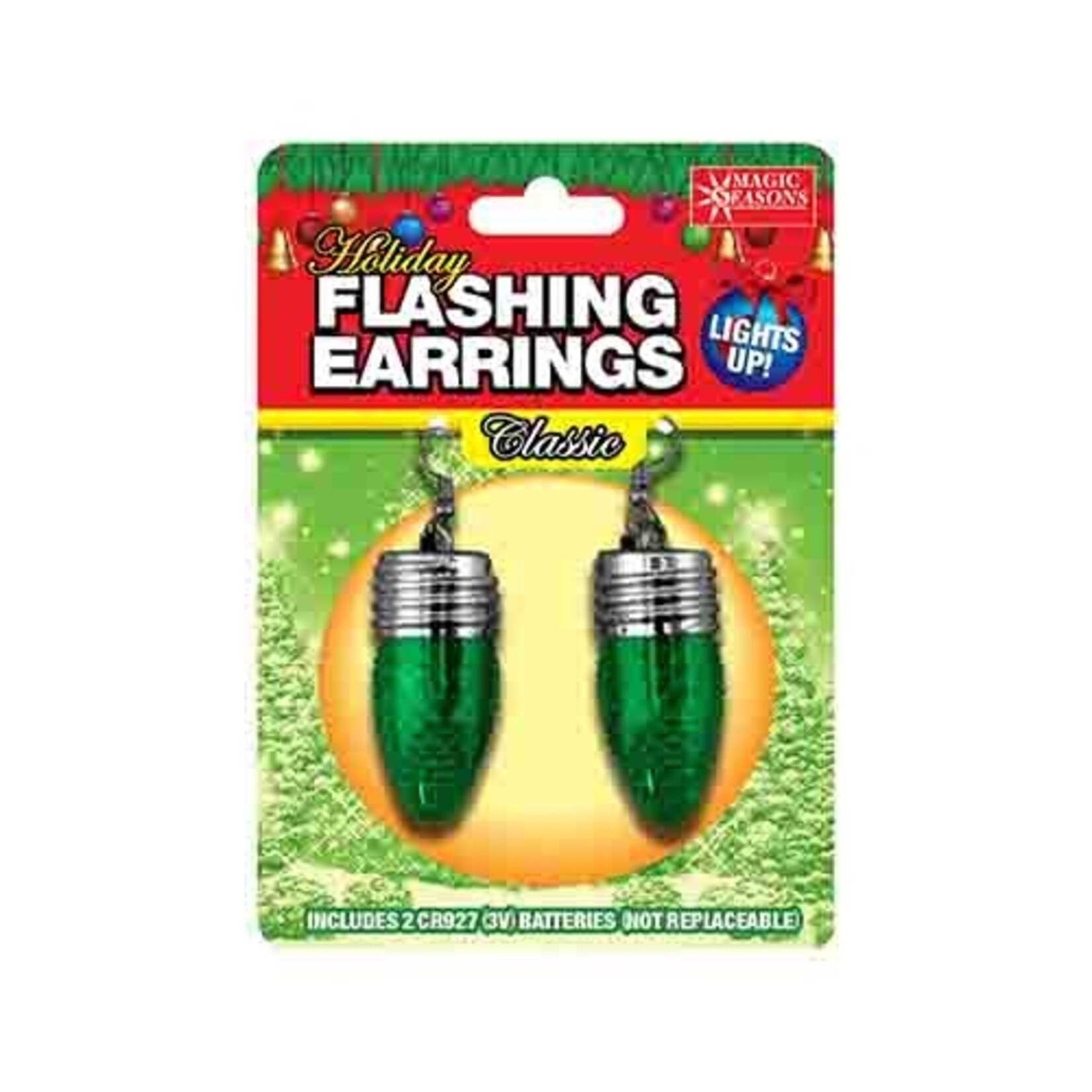 Shawshank Ledz Christmas Flashing Earring - 1ct. (1 Pair)
