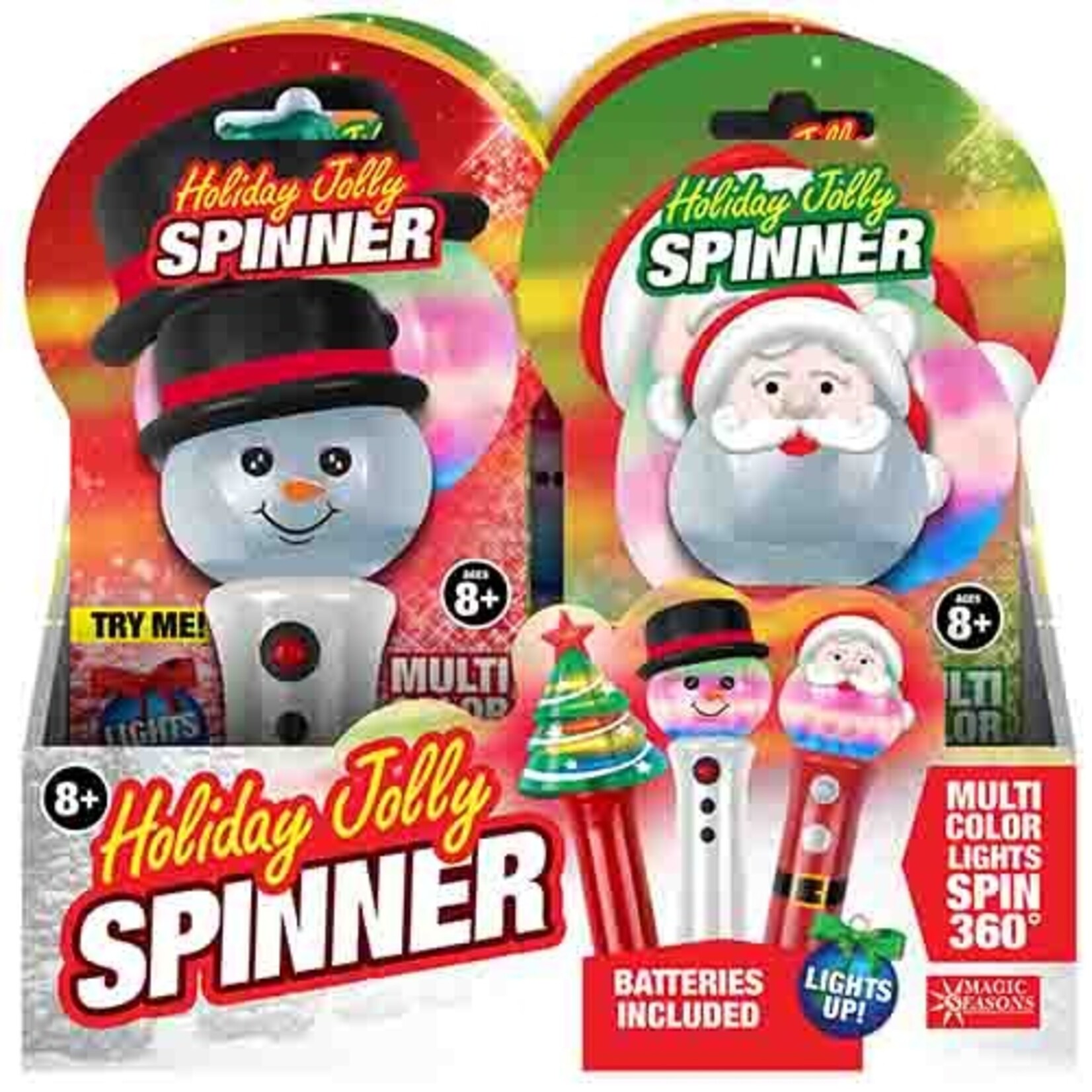 Shawshank Ledz Christmas Holiday Jolly Spinner - 1ct. (3 Styles)