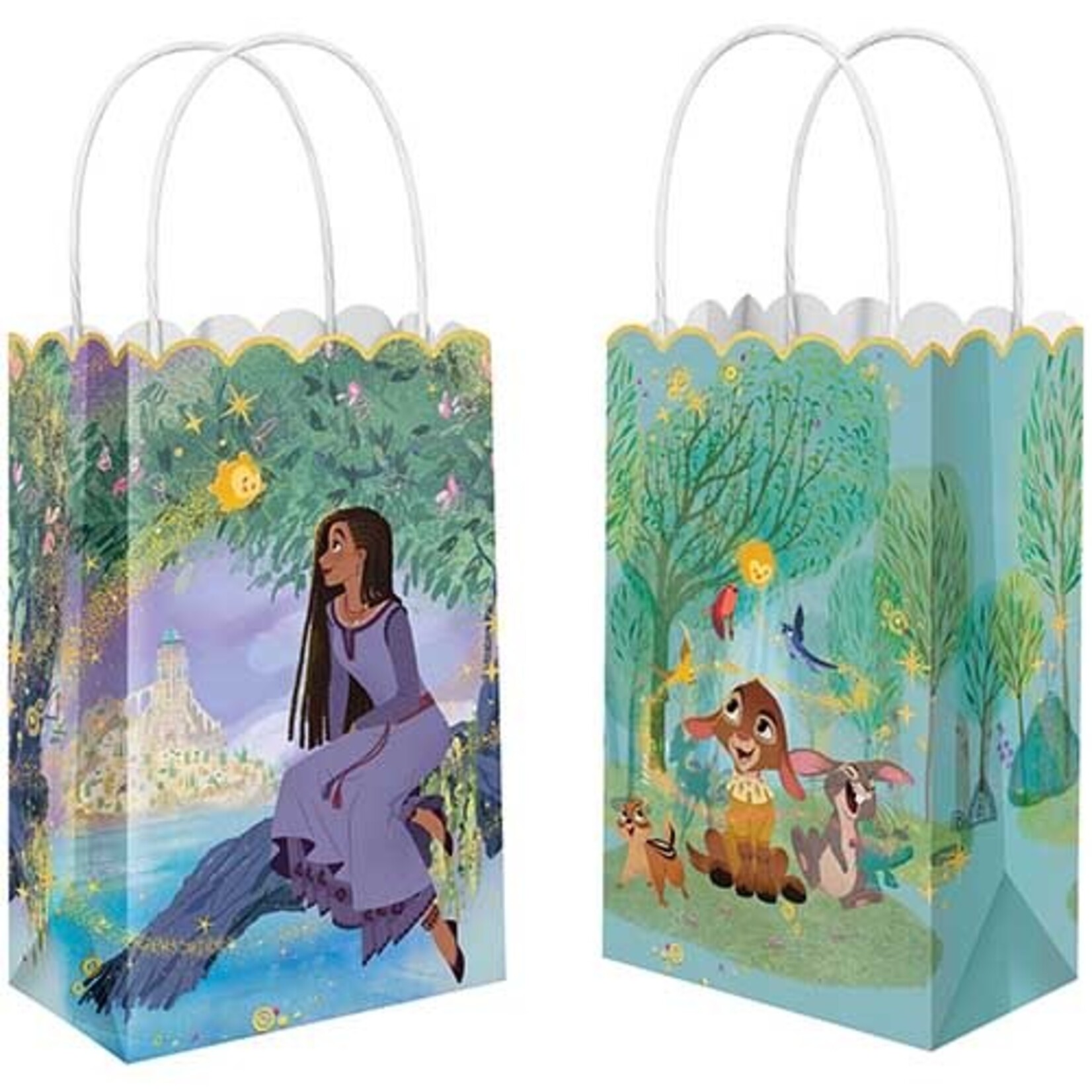 Amscan Disney's Wish Kraft Treat Bags - 8ct.