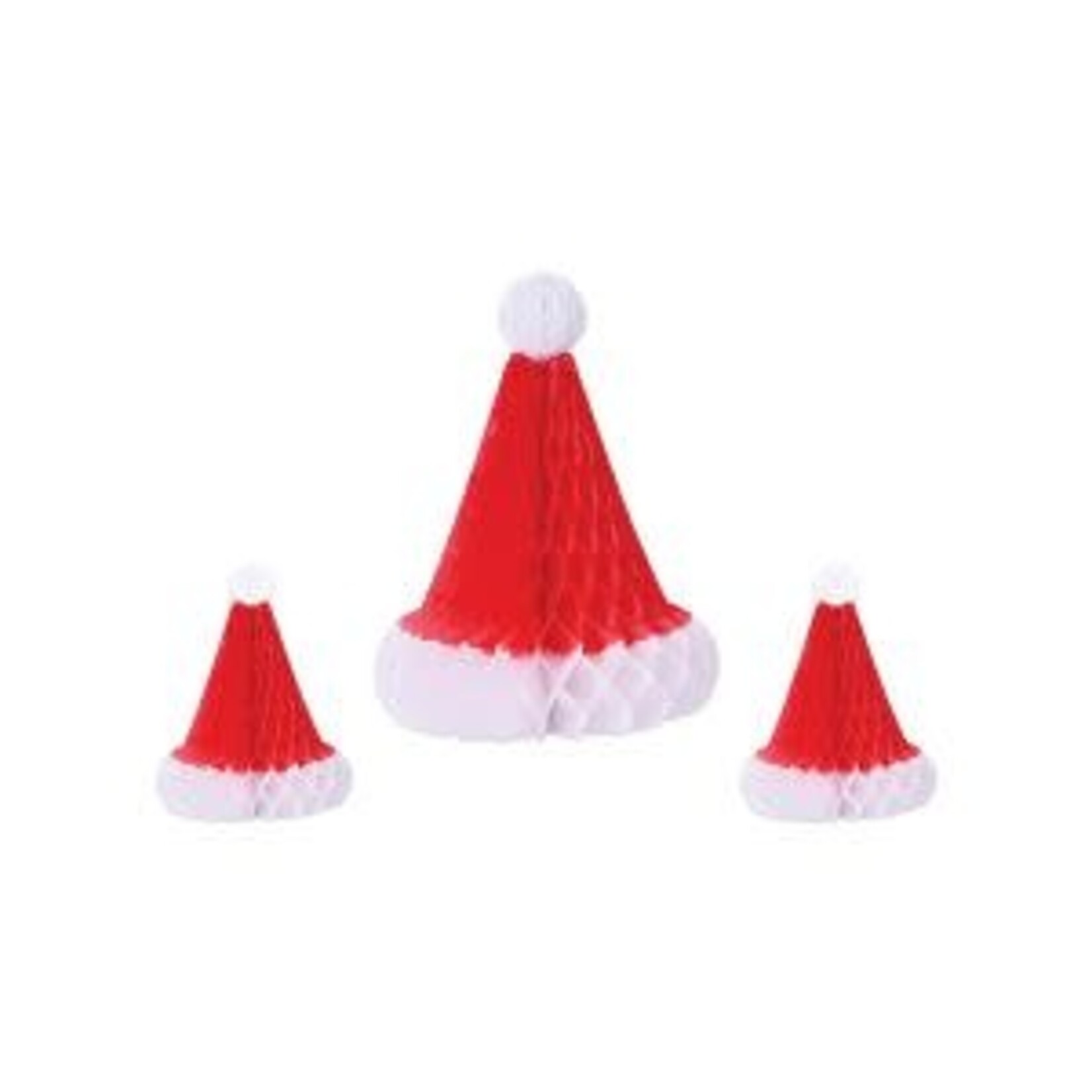 Beistle Santa Tissue Hats - 3ct.