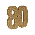 Beistle 3-D Glittered "80"  Centerpiece - 1ct.