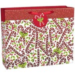 Amscan Red & White Candy Cane Gift Bag - 1ct.  (13" x 16")