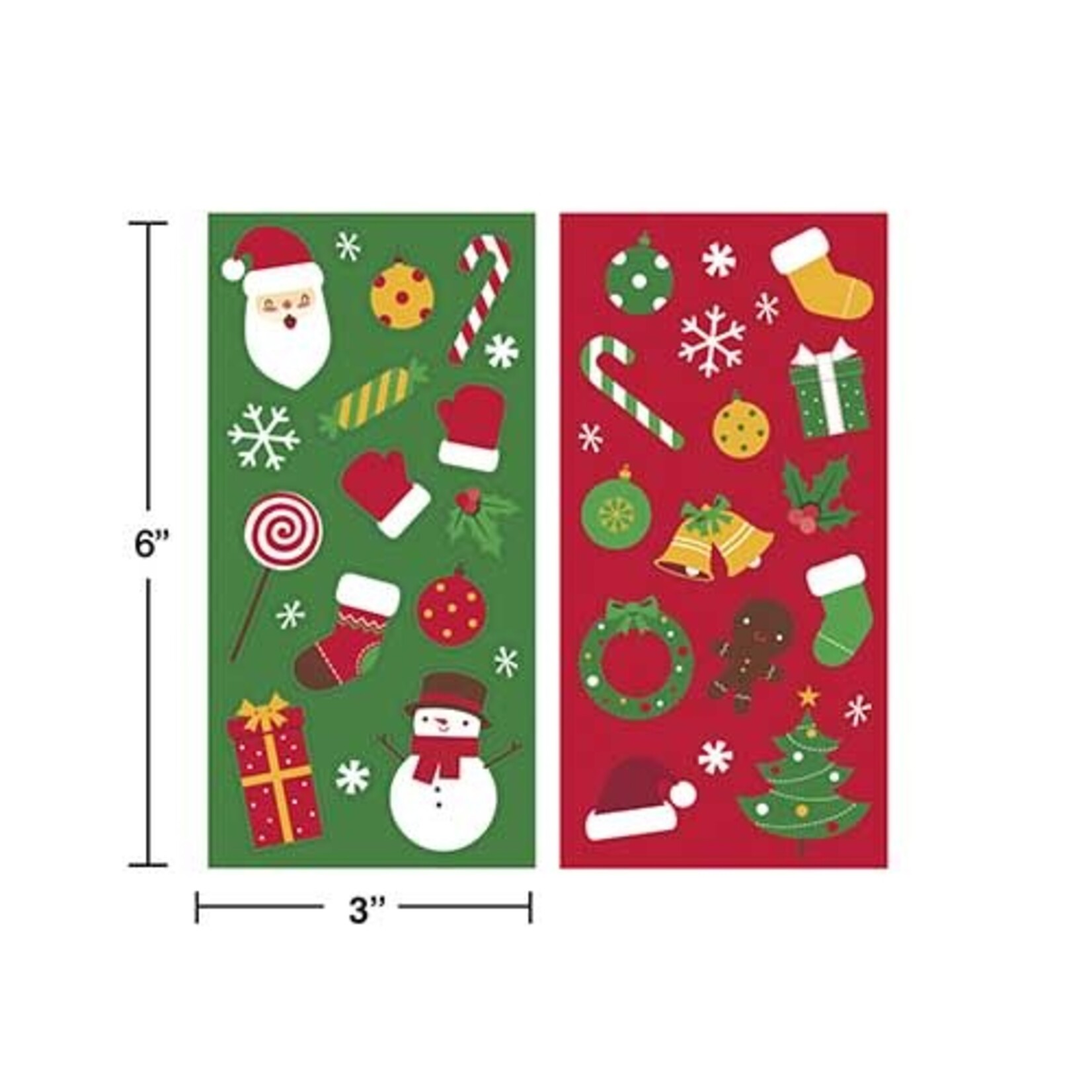 Creative Converting Christmas Fun Stickers - 8ct.