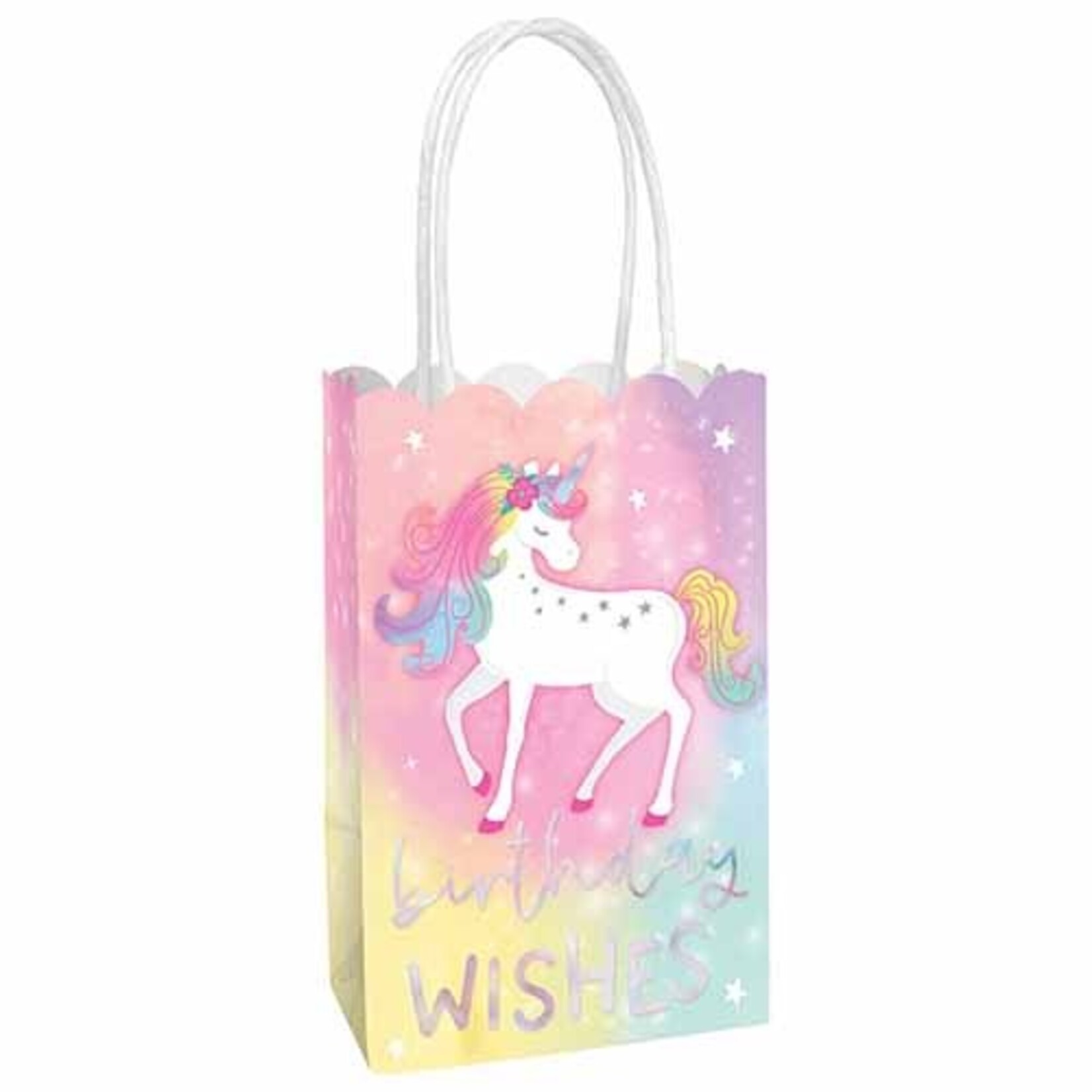 Amscan Enchanted Unicorn Kraft Treat Bags - 8ct.