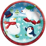 Amscan 9" Holiday Fun Christmas Plates - 8ct.