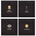 Amscan New Years Multi-Pack Beverage Napkins - 50ct. (4 Styles)