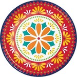 Creative Converting 7" Fiesta Pottery Plates - 8ct.