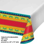 Creative Converting Fiesta Pottery Paper Tablecover - 1ct. (54" x 102")