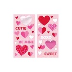 Creative Converting Valentines Day Heart Stickers - 8 sheets