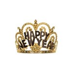 Beistle Gold Happy New Year Tiara - 1ct.