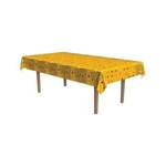 Beistle Happy New Year Metallic Gold Tablecover - 1ct. (54" x 108")