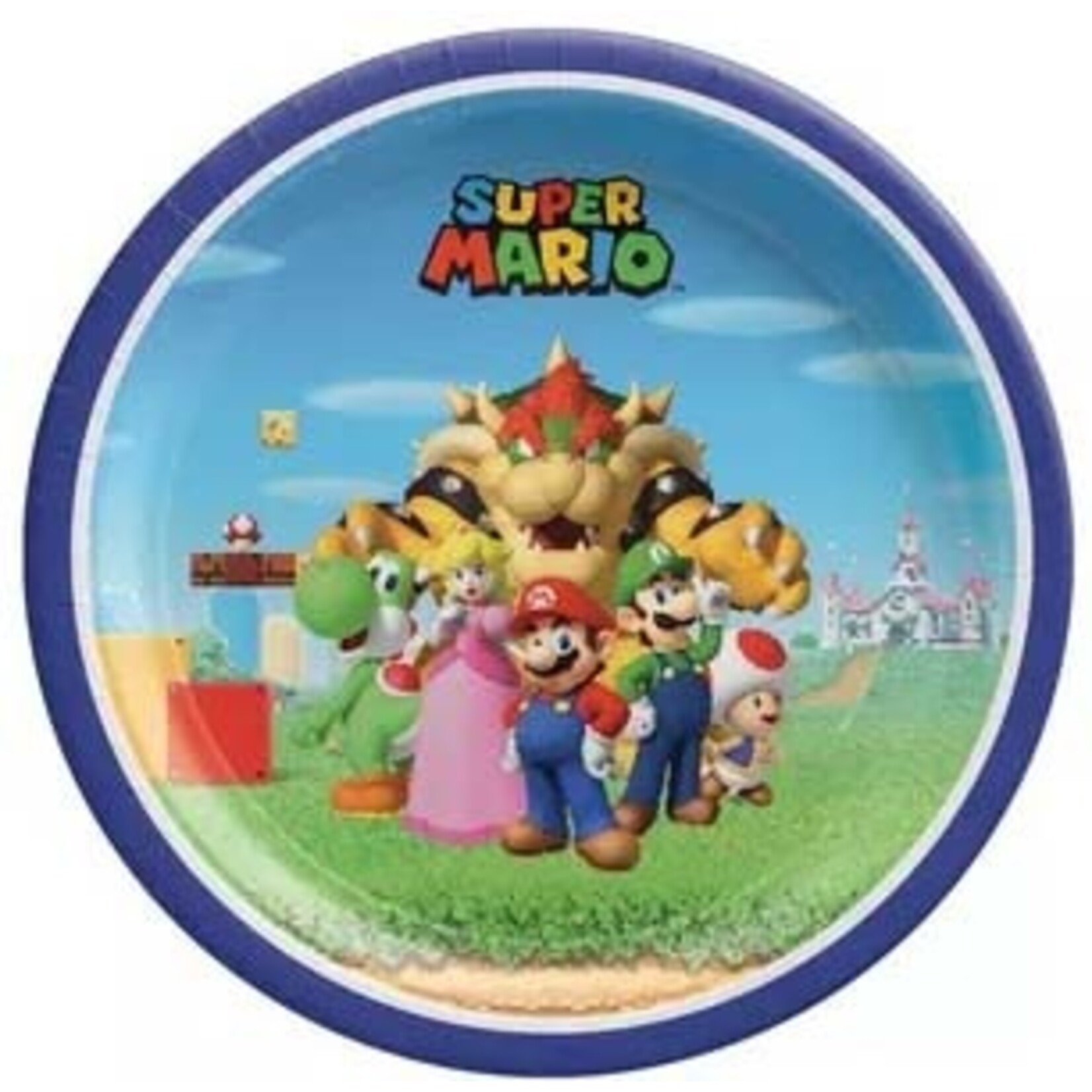 Amscan 7" Super Mario Brothers Plates - 8ct.