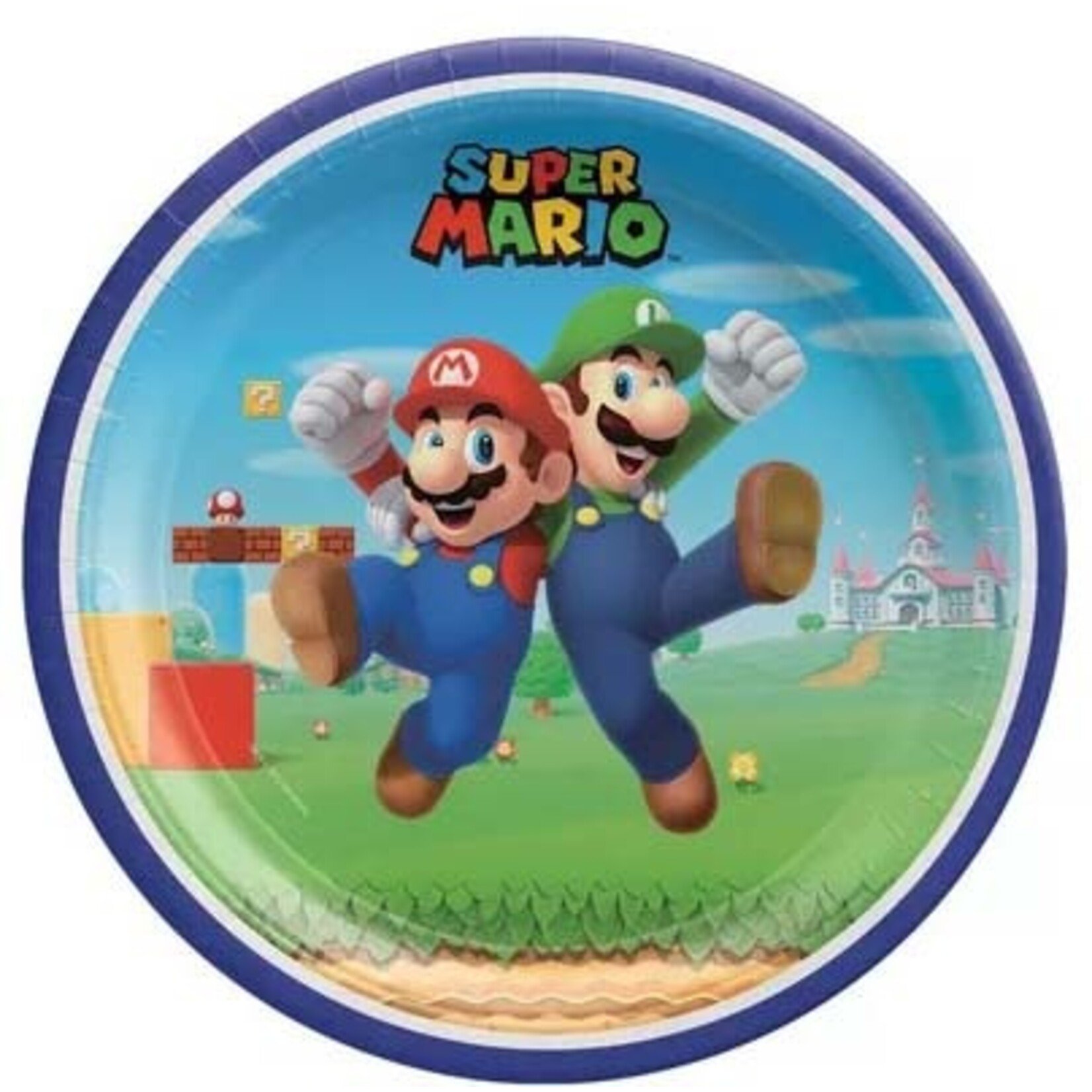 Amscan 9" Super Mario Brothers Plates - 8ct.