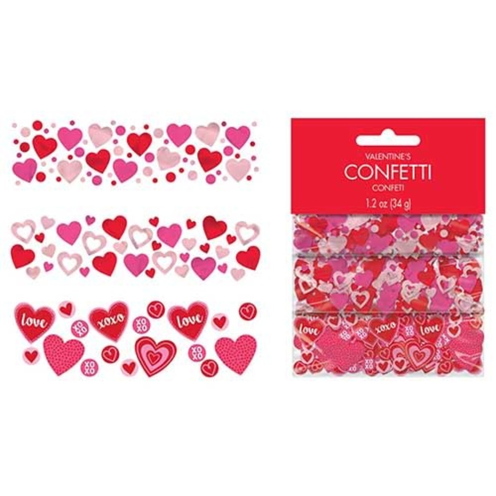 Amscan Valentine's Day Confetti - (3 Styles)
