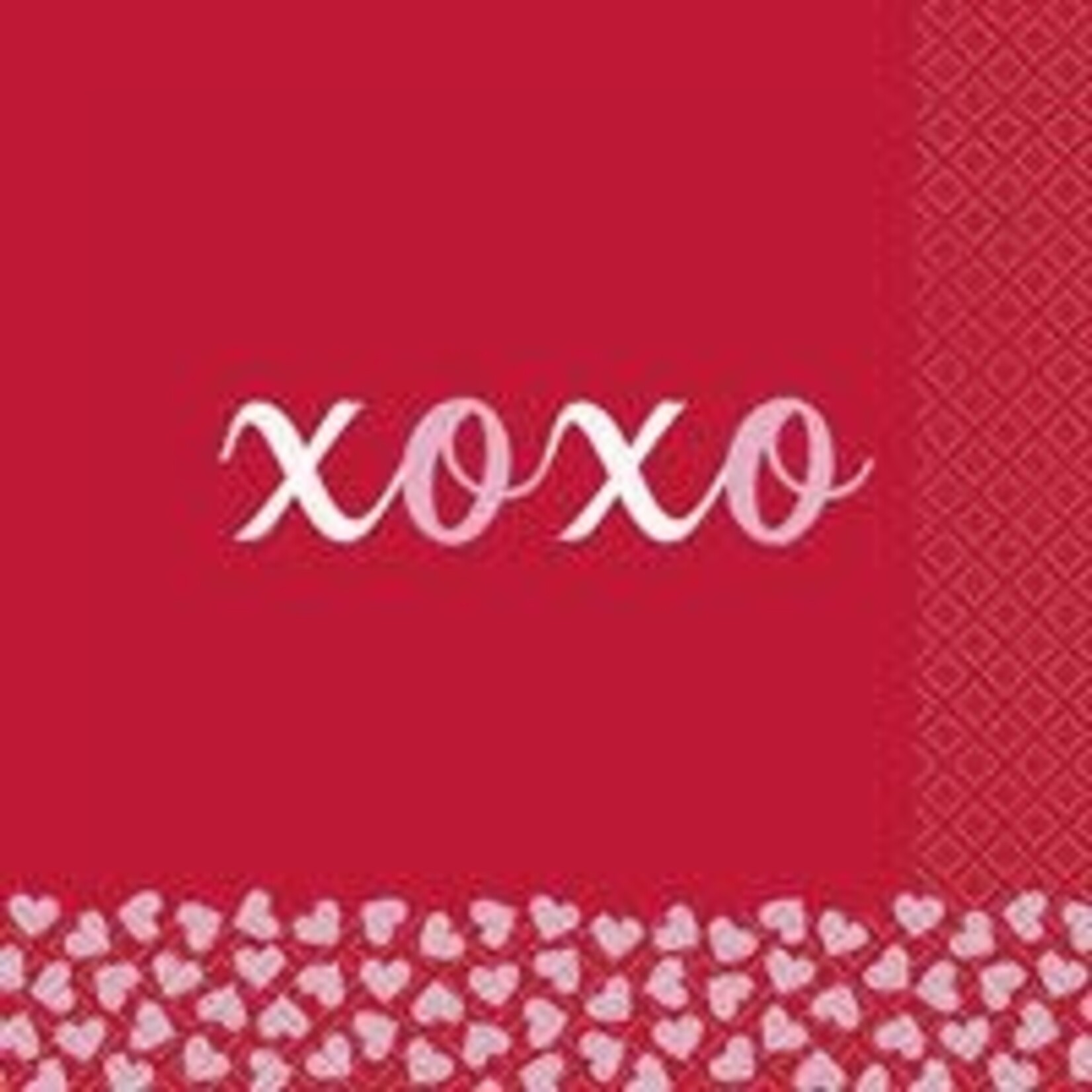 unique Valentine's Day XOXO Lunch Napkins - 16ct.