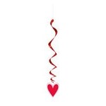 unique 26" Valentine's Day Pink & Red Heart Swirls - 3ct.