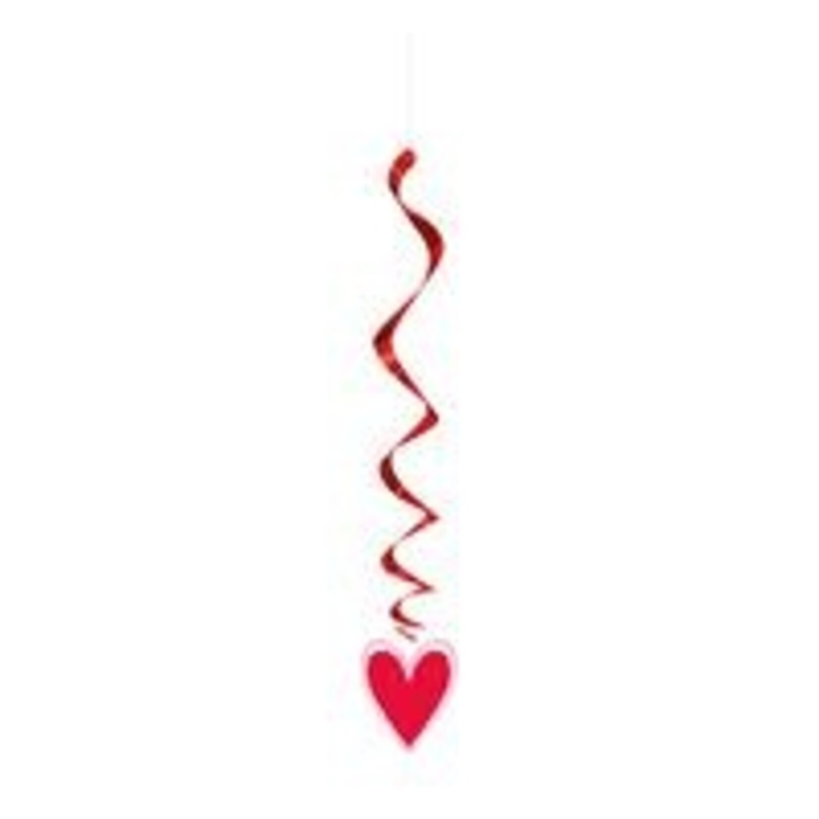 unique 26" Valentine's Day Pink & Red Heart Swirls - 3ct.