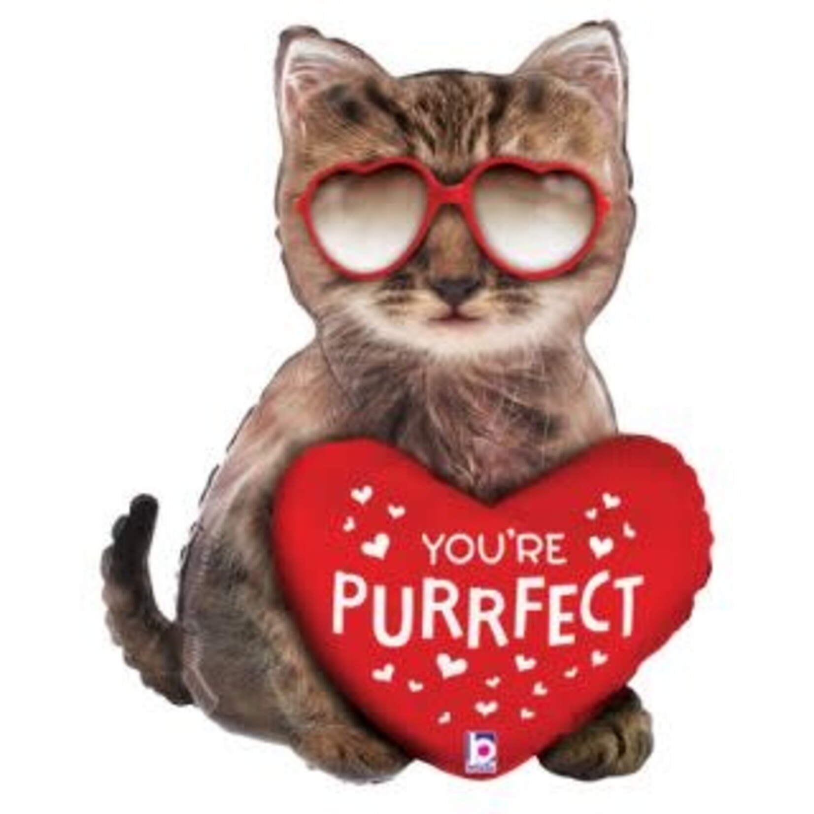 Betallic 26" You're Perfect Valentine's Day Kitty Balloon - 1ct.