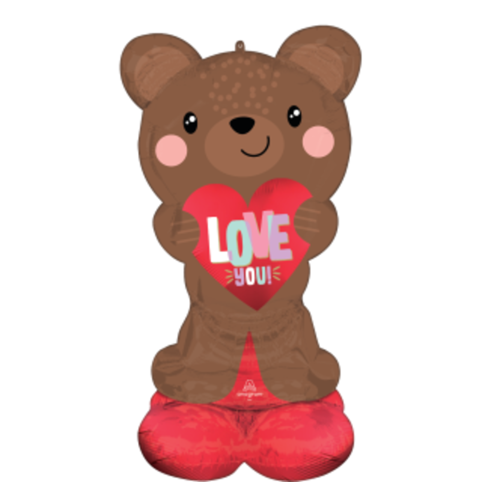Anagram 49" I Love You Bear Airloonz - 1ct.