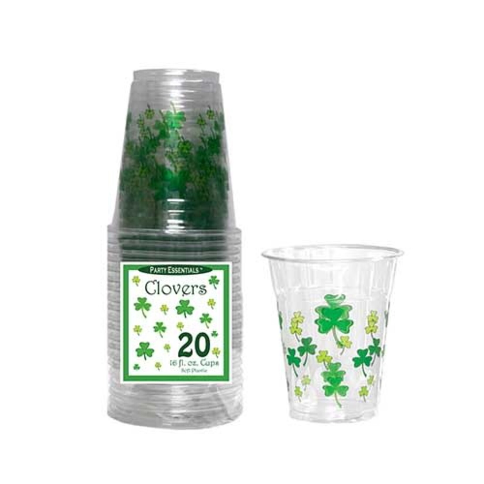 northwest 16oz. St. Patrick's Day Clover Party Cups - 20ct.