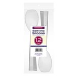 northwest 9.5" Clear Serving Spoons - 12ct.