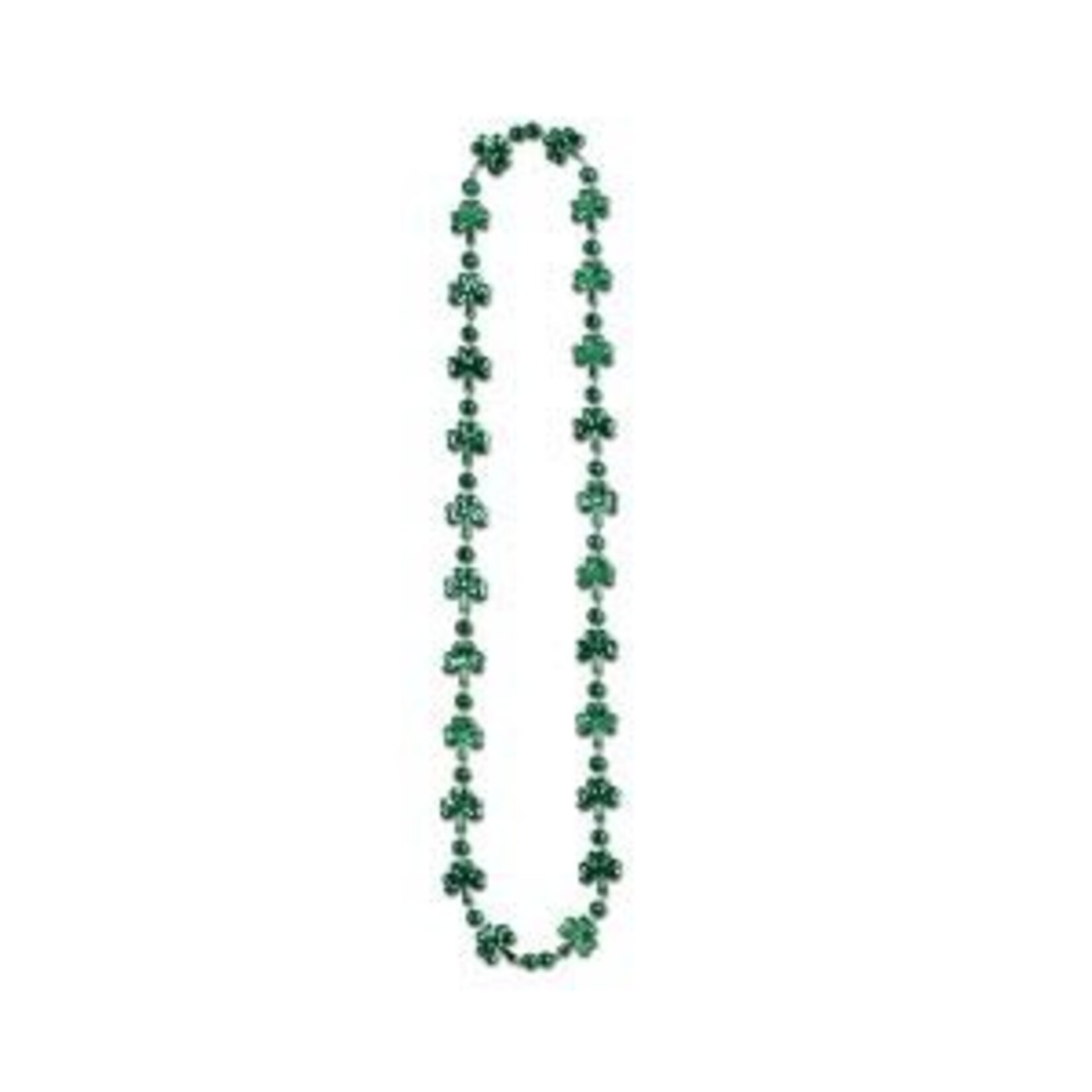 Beistle St. Patrick's Day Shamrock  Beads - 1ct.