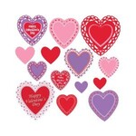 Beistle Valentine's Day Heart Shaped Cutouts - 14ct.