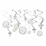 Amscan Holy Day Spiral Hanging Decorations - 12ct.